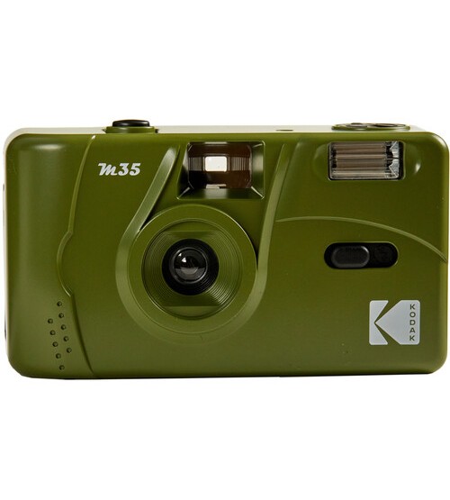 Kodak M35 Green Film Camera + Gold 200/36